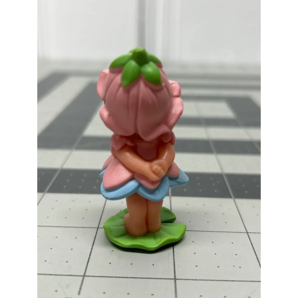 Vintage Avon Tulip Pixie Figurine Lily Pad PVC Miniature Cake Topper 1983